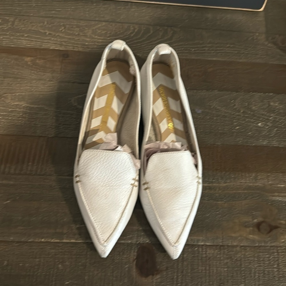 White Nicholas Kirkwood  leather flats - Picture 2 of 5